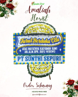Papan Bunga Duka di Adimulyo